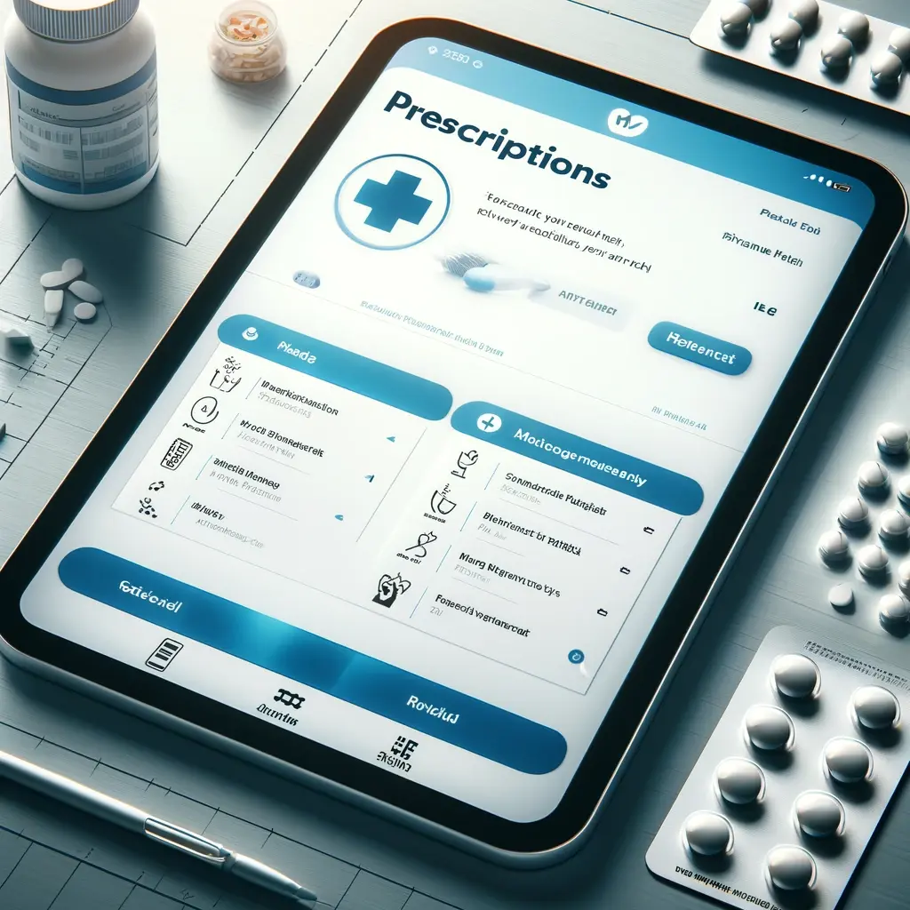 How Do I Manage Prescriptions Through the App?