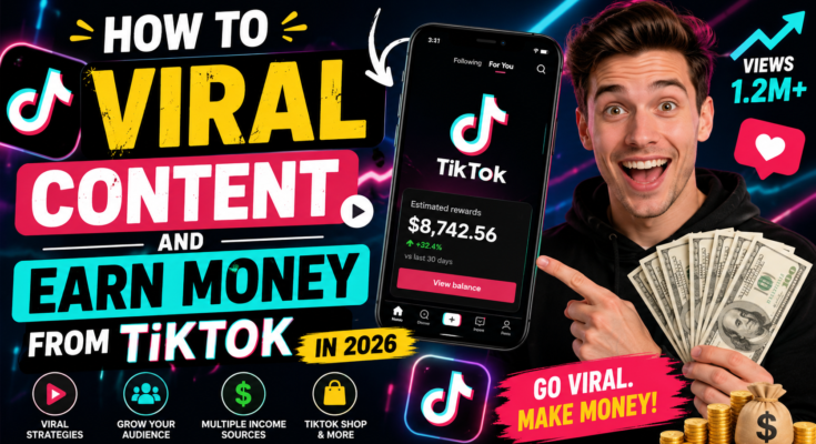 How To Viral Content and Earn Money from tiktok in 2026